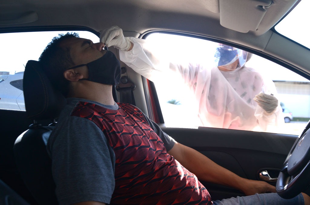 Drive-thru da testagem contra a covid- 19 será na Paróquia São Miguel Arcanjo nesta segunda (24) 