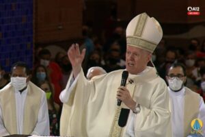 Arcebispo pede "forcinha" a Jesus para agilizar vacina infantil contra covid (Foto: reprodução)