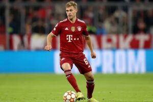 Joshua Kimmich em jogo pelo Bayern de Munique