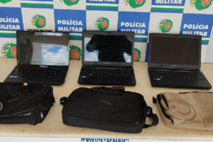 Menor é apreendido suspeito de furtar notebooks em escola de Jataí