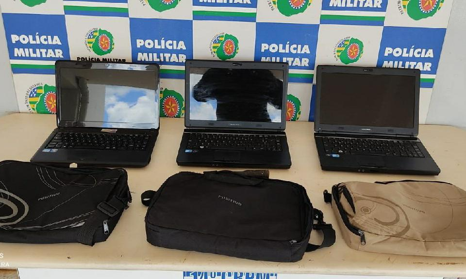 Menor é apreendido suspeito de furtar notebooks em escola de Jataí