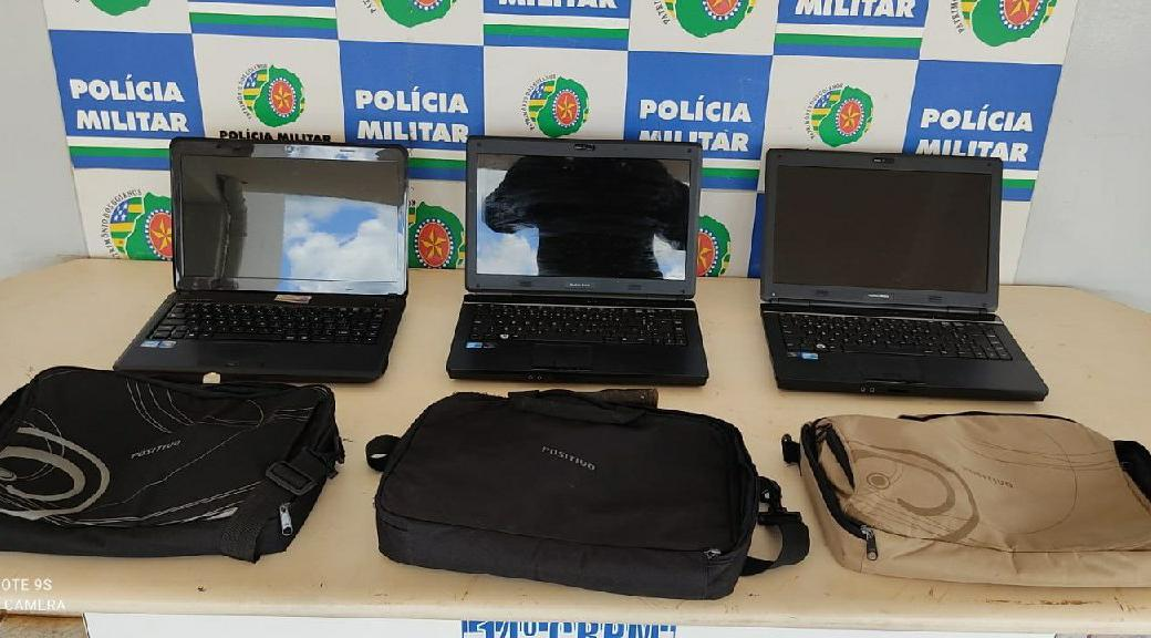 Menor é apreendido suspeito de furtar notebooks em escola de Jataí