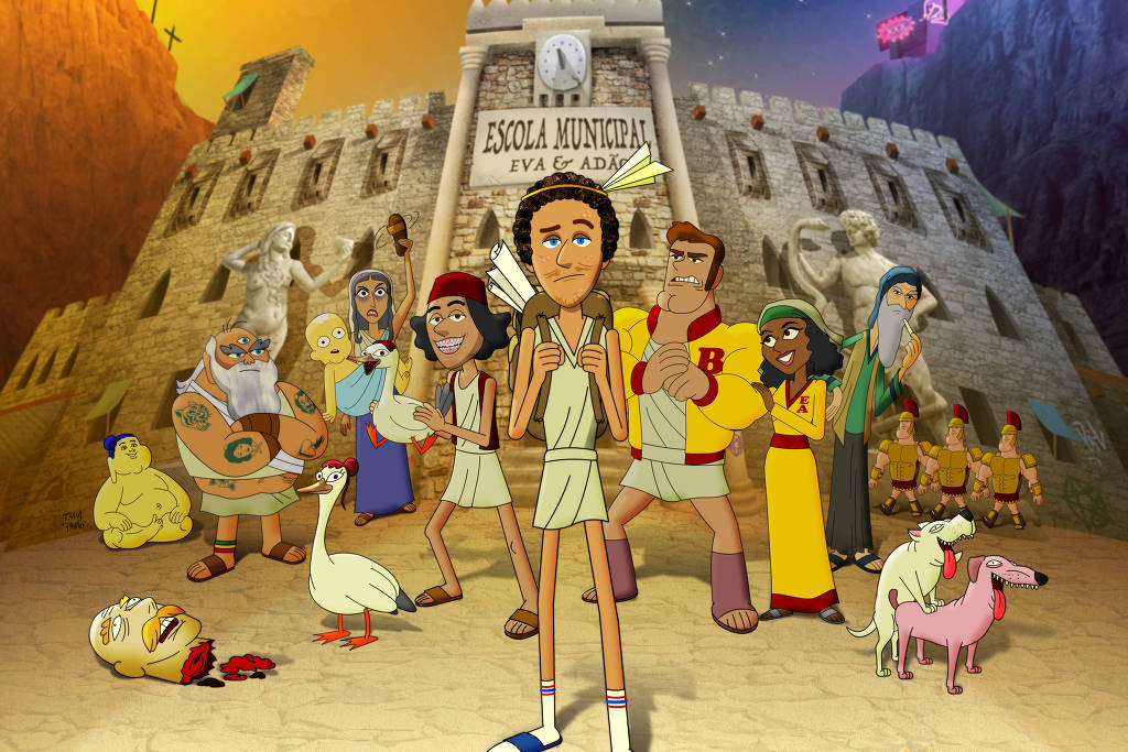 Porta dos Fundos Especial de Natal do Porta dos Fundos mostra Deus tatuado e mulherengo. Fabio Porchat diz que fã-clube de Jesus tem se mostrado perigoso Veja o trailer de Te Prego Lá Fora, com Jesus na Escola Municipal Eva e Adão. Especial de Natal do Porta dos Fundos mostra Jesus em prostíbulo