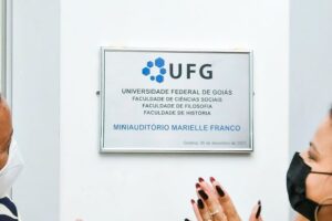 UFG inaugura miniauditório com o nome de Marielle Franco