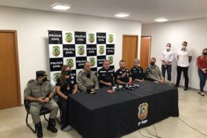 Wanderson confessa crimes à Polícia, em Anápolis (Foto: Jucimar de Sousa/Mais Goiás)