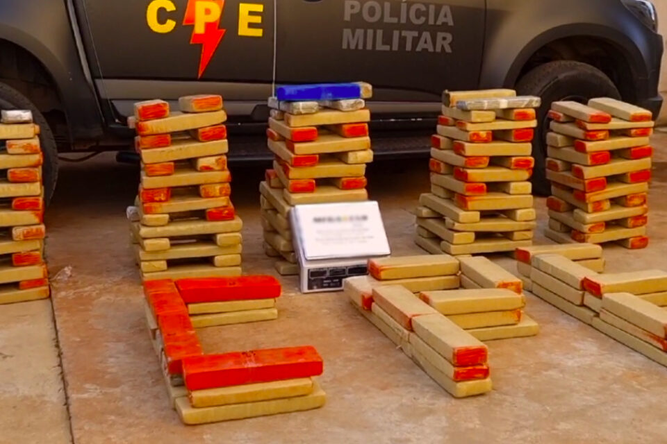 Polícia apreende 210 kg de maconha avaliados em R$ 336 mil em Jataí