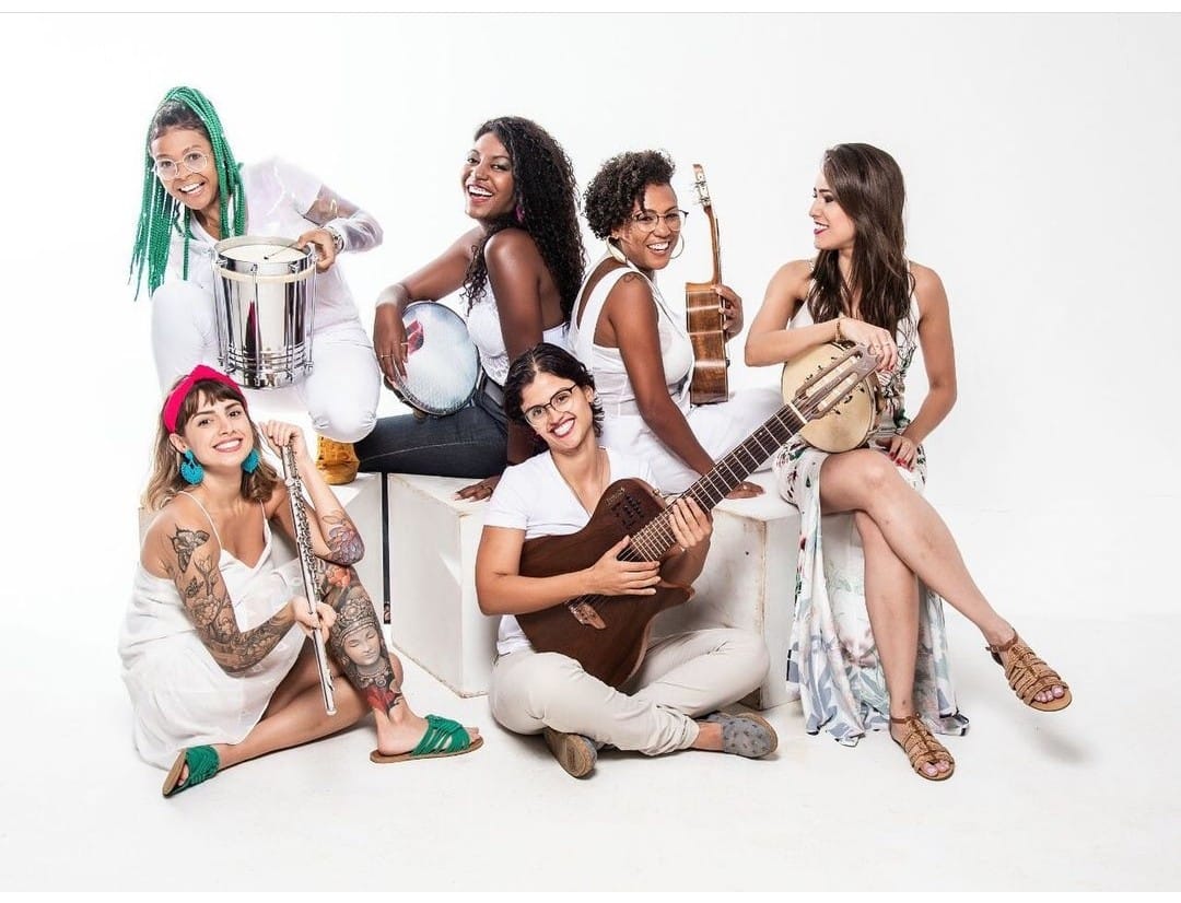 O grupo de samba Dona da Roda, será responsável por fechar a noite do 20º Canto da Primavera 2021 com chave de ouro