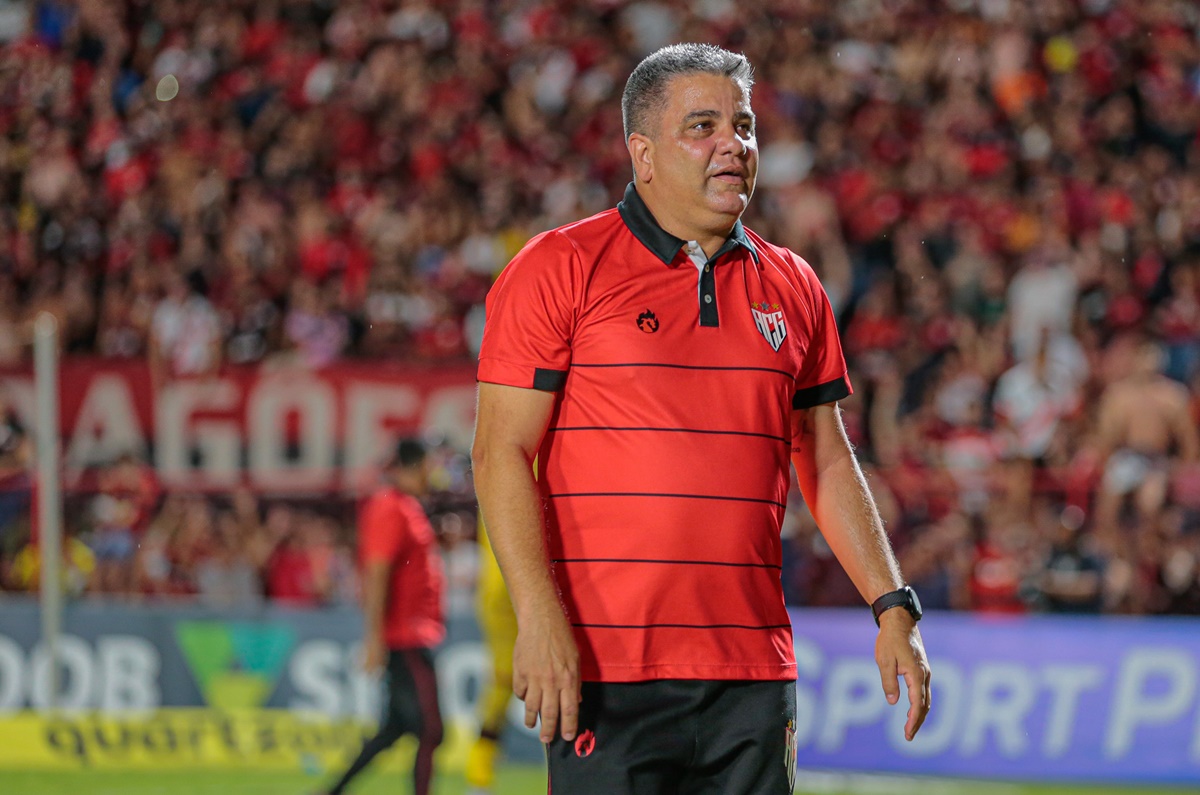 Marcelo Cabo durante jogo pelo Atlético Goianiense