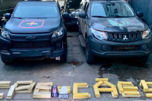 Polícia apreende 50 kg de maconha com a ajuda de cães farejadores em Rio Verde