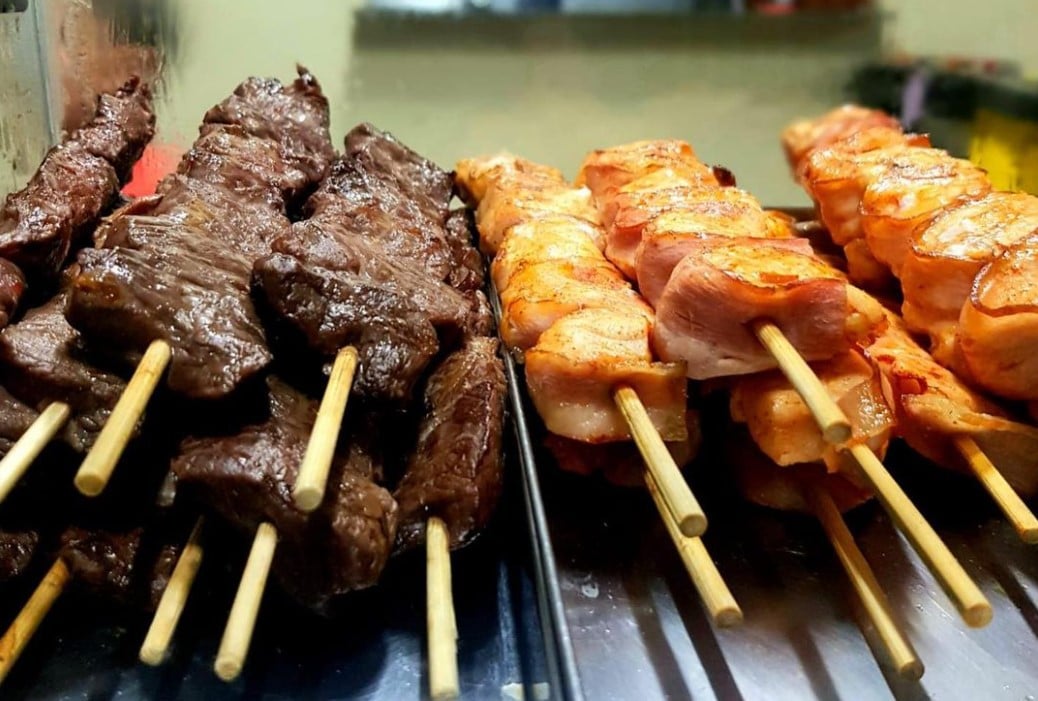 Espetinhos diversos do Espetim Miguelito