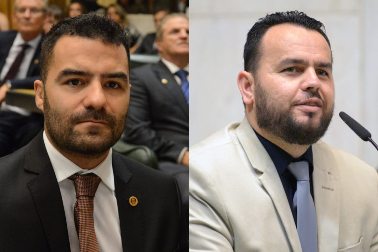 Gil Diniz tenta arrancar celular de Arthur do Val em ato antivacina na Assembleia de SP