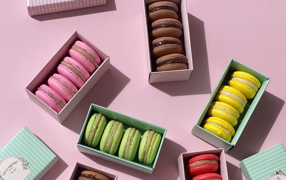 caixinhas com sabores diversos