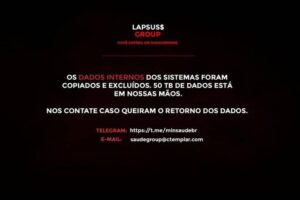 Grupo que teria feito a invasão pediu contato para devolver os dados. Sites do Ministério da Saúde e Conecte SUS ataque hacker