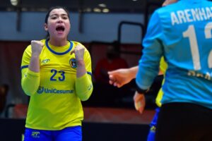 Jogo entre Brasil e Áustria pelo Mundial de Handebol