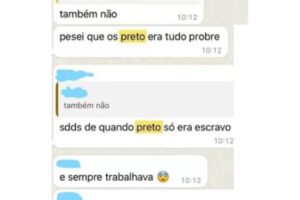 'Saudades de quando preto era escravo', escreve aluno de colégio em BH