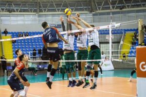 Jogo entre Goiás Võlei e Apan Eleva na Superliga A