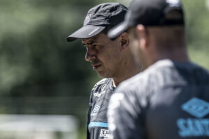 Fabio Carille, no Santos