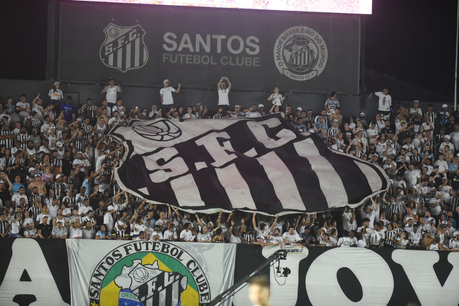 Torcida do Santos na Vila Belmiro