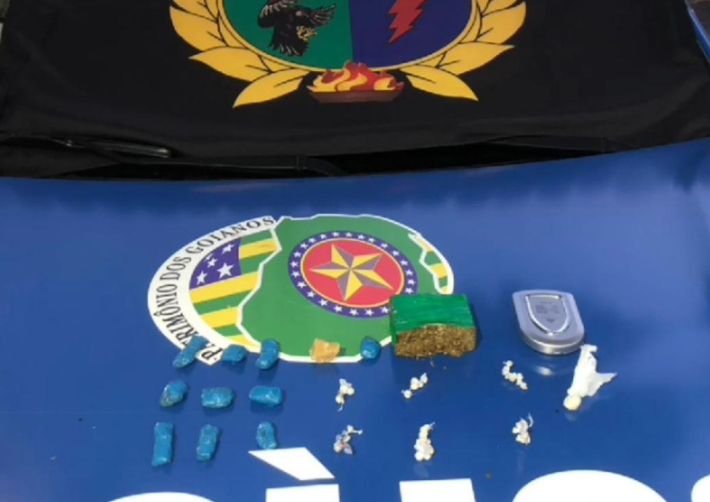 Criança de 11 anos é apreendida com drogas em Goianira