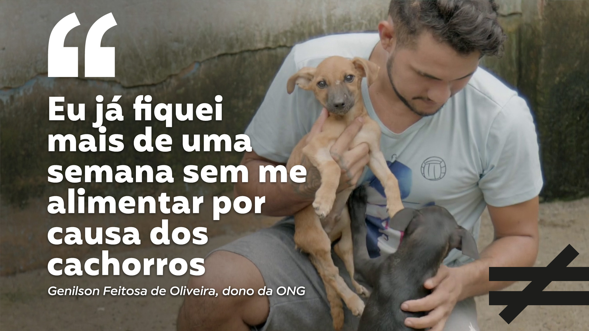 Fazendo a diferença, Genilson Feitosa, protetor de animais