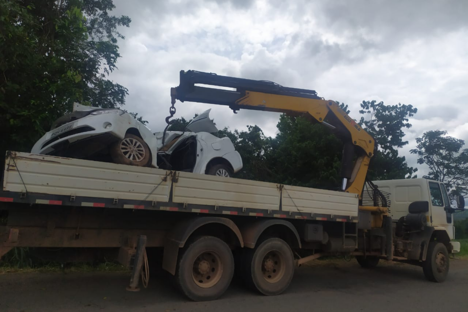 Motorista morre após carro colidir contra árvore e cair em ribanceira na GO-326 em Anicuns