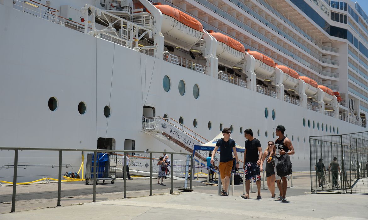 Cruzeiros tiveram quase 800 casos de Covid em nove dias, diz Anvisa