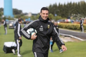 Lionel Scaloni, treinador da Argentina