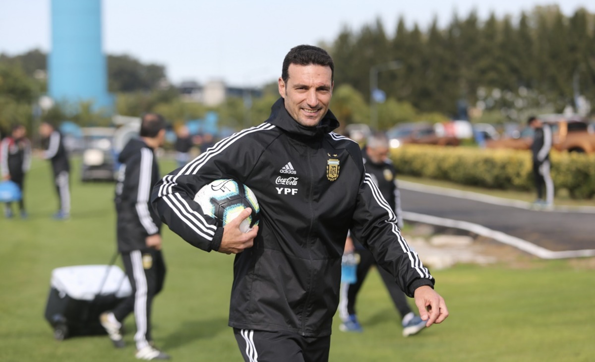 Lionel Scaloni, treinador da Argentina
