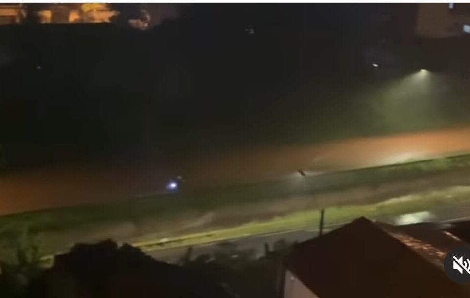 Chuva derruba árvores e deixa ruas e casas alagadas em Goiânia