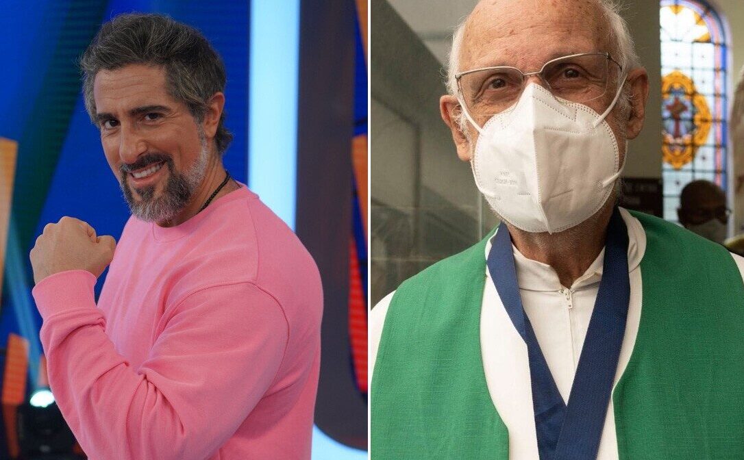 Padre chamou de desigualdade fato do apresentador usar tênis caro. Marcos Mion rebate crítica de padre Júlio Lancellotti a tênis de R$ 80 mil
