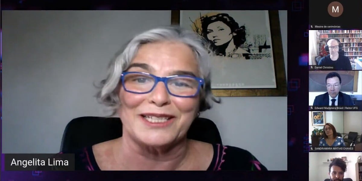 Angelita Lima é a nova reitora da Universidade Federal de Goiás (Foto: Reprodução - UFG)