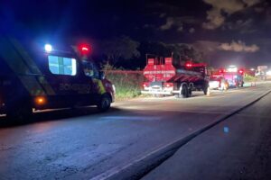 Acidentes - GO-070 registra capotamento, tombamento e engavetamento entre Itaberaí e Goiás