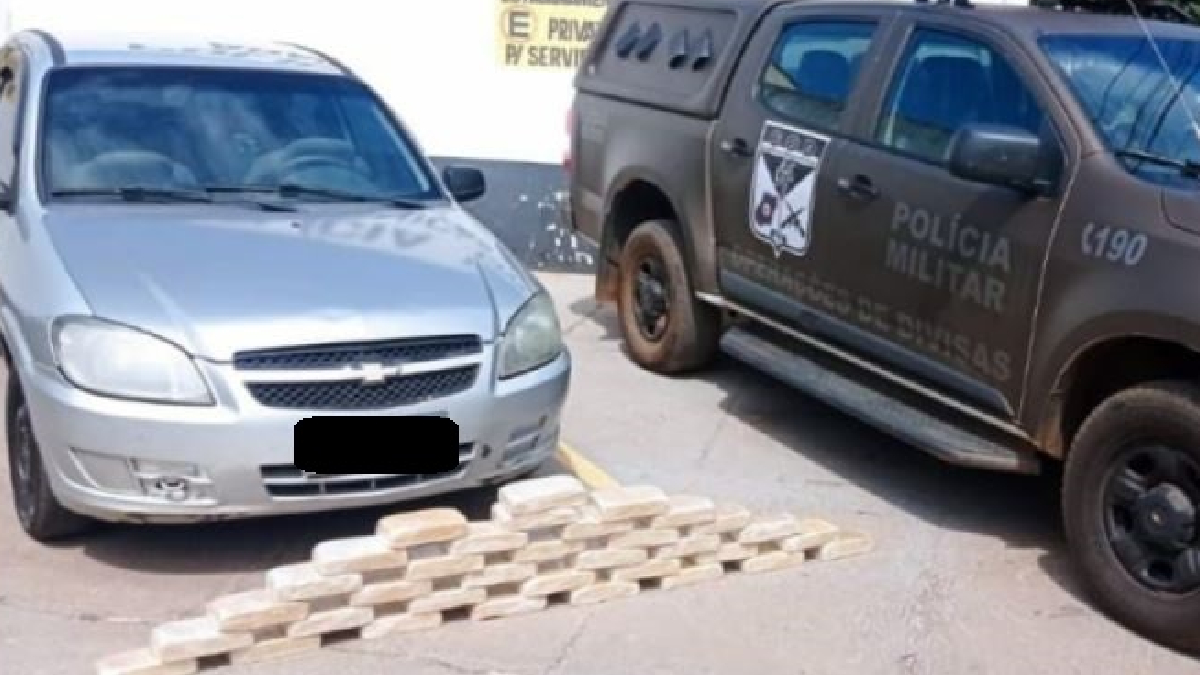 Carga de cocaína avaliada em R$ 1,1 milhão é apreendida em Aragarças