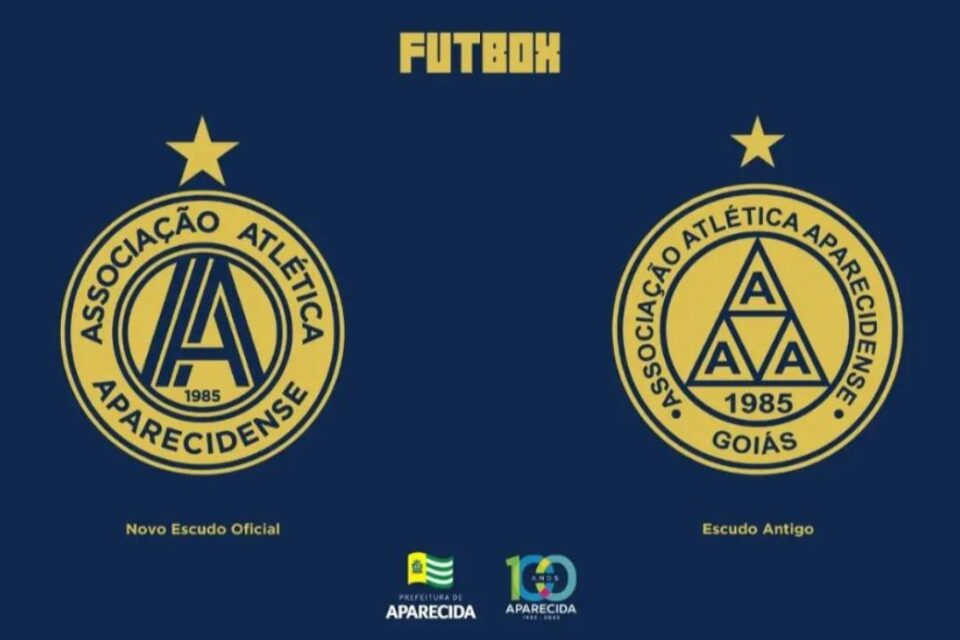 Escudo antigo e novo da Aparecidense
