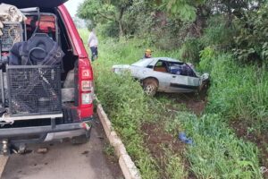 Idoso de 76 anos morre após acidente na GO-330 (Foto: Corpo de Bombeiros)