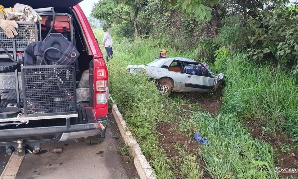 Idoso de 76 anos morre após acidente na GO-330 (Foto: Corpo de Bombeiros)