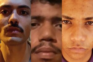 Bruno Chendes (25), Daniel Douglas Oliveira (23) e Edivaldo Alves da Luz (18), morreram na troca de tiros. (Foto: Reprodução)