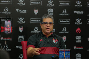 Marcelo Cabo durante entrevista coletiva