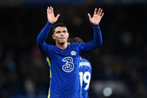 Thiago Silva em jogo pelo Chelsea