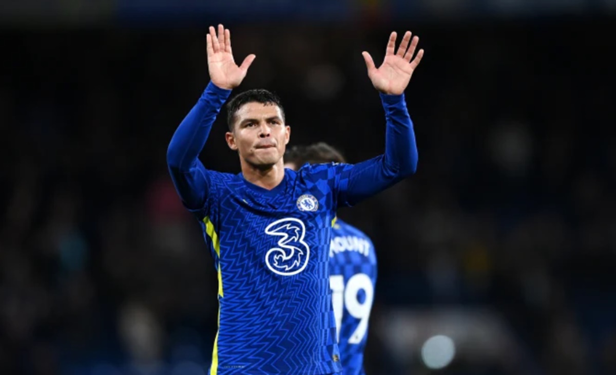 Thiago Silva em jogo pelo Chelsea