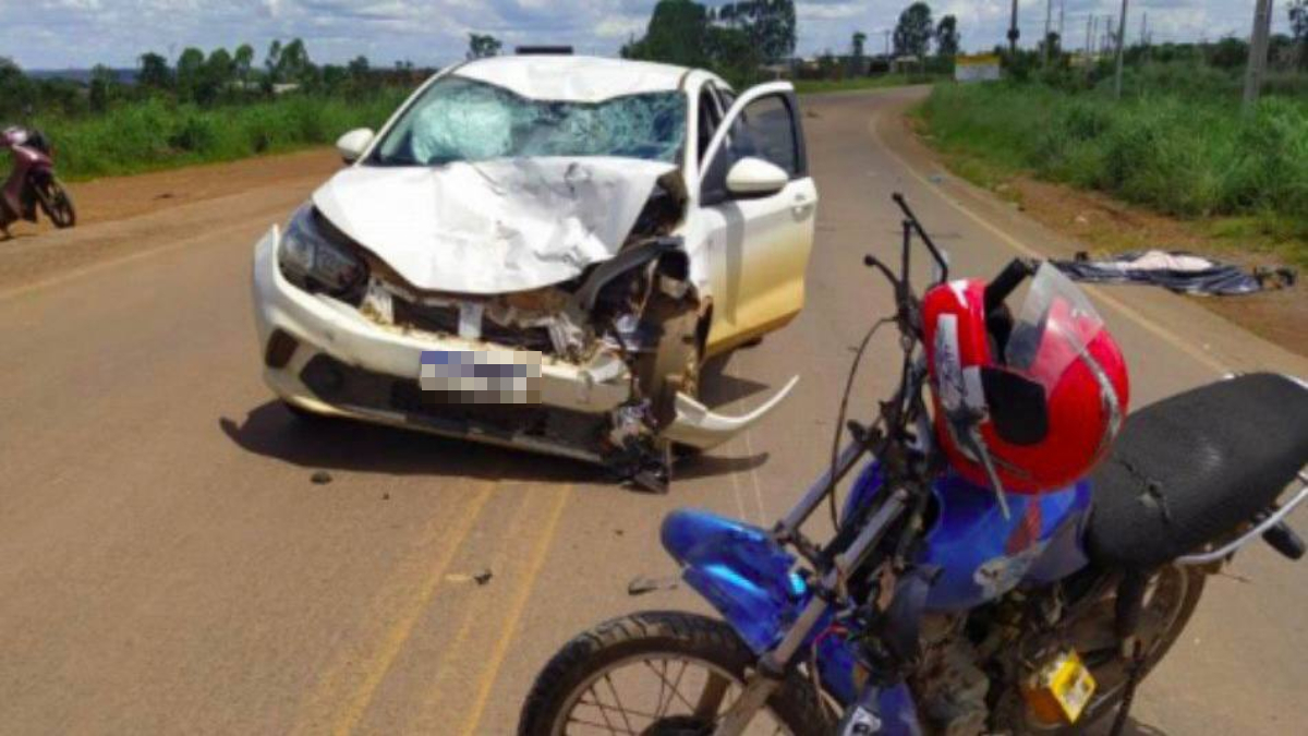 Motociclista morre e passageira fica ferida em acidente na GO-139, em Alexânia