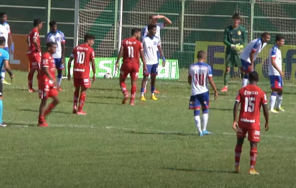 Jogo entre Vila Nova e Bahia pela Copinha