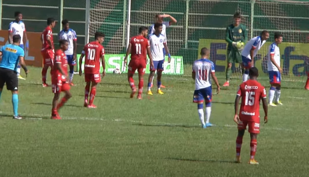 Jogo entre Vila Nova e Bahia pela Copinha