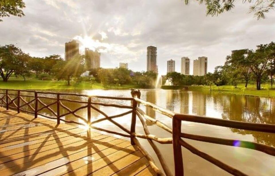 feira no Parque Flamboyant, realizada pela Rede de Mães e Mulheres Empreendedoras