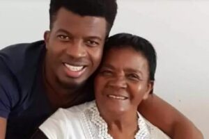 Filho de pastora agredida até a morte em Goiânia, cantor Delino Marçal se emociona em enterro. "Inspirava"