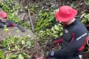 Encontrado corpo de menina desaparecida no Rio dos Porcos, em Guarani de Goiás