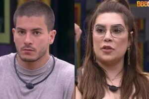 Brother já ter traiu a esposa Maíra Cardi 16 vezes. BBB 22: Naiara Azevedo questiona Arthur Aguiar: 'Quem ama trai?'; veja ao vídeo traição