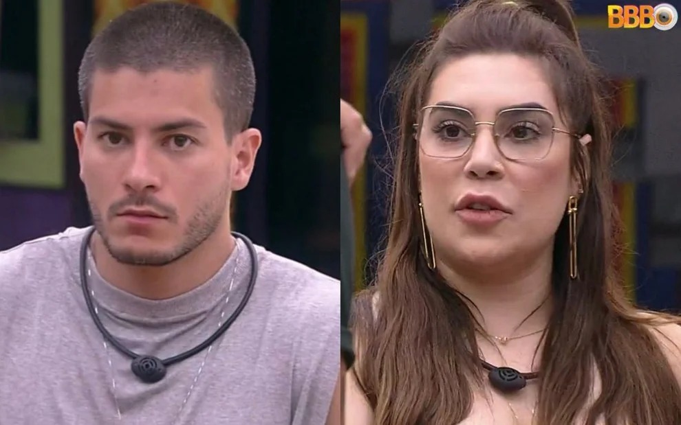 Brother já ter traiu a esposa Maíra Cardi 16 vezes. BBB 22: Naiara Azevedo questiona Arthur Aguiar: 'Quem ama trai?'; veja ao vídeo traição