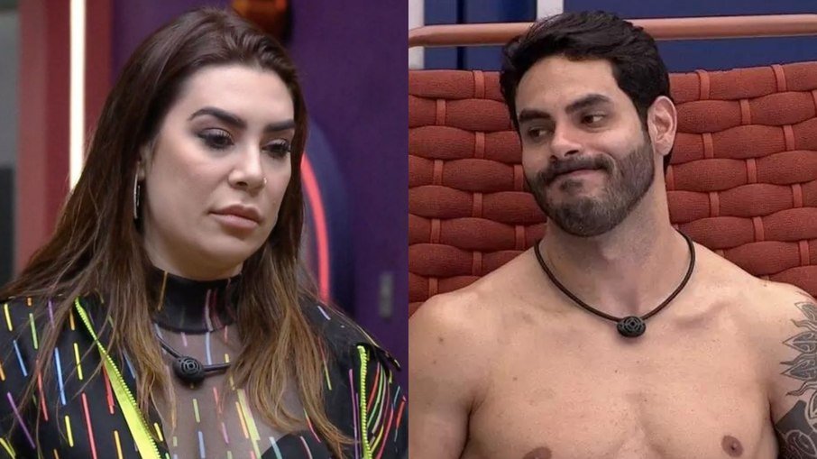 BBB Rodolffo Naiara Azevedo paredão "Conheceu a pressão que é lá dentro né, comadre?", disse o sertanejo, aos risos. BBB 22: Rodolffo manda apoio para Naiara Azevedo no paredão