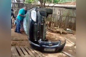 Motorista morre depois de fazer manobras arriscadas e capotar o carro na GO-139